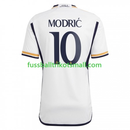 Fußballtrikots Real Madrid Luka Modrić 10 2023-2024 Kurzarm Heimtrikotsatz kaufen